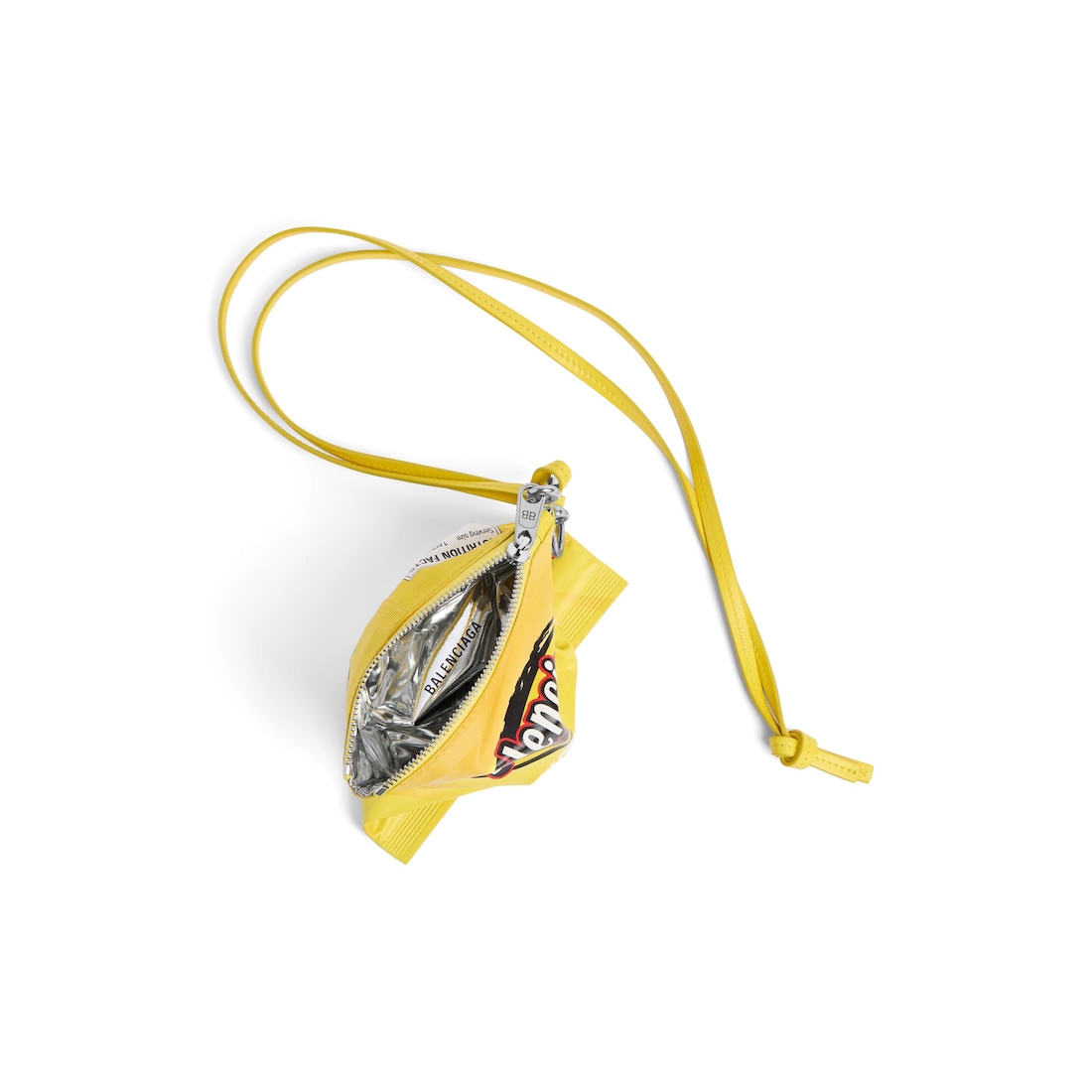 Balenciaga Cartera Funda Para Móvil Chips En Amarillo