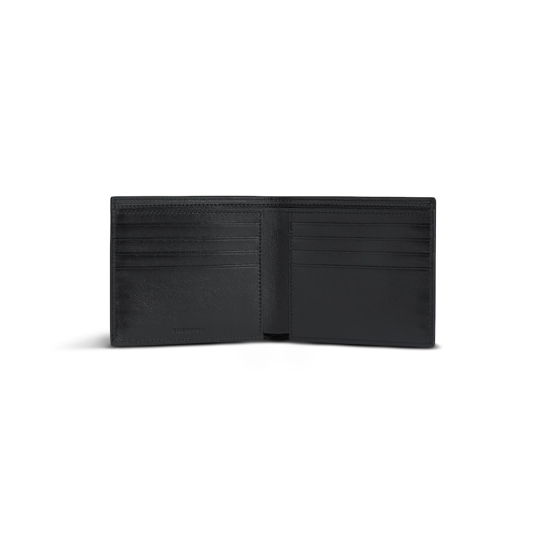 Balenciaga Cartera Plegada Cuadrada Cash Para Hombre En Negro