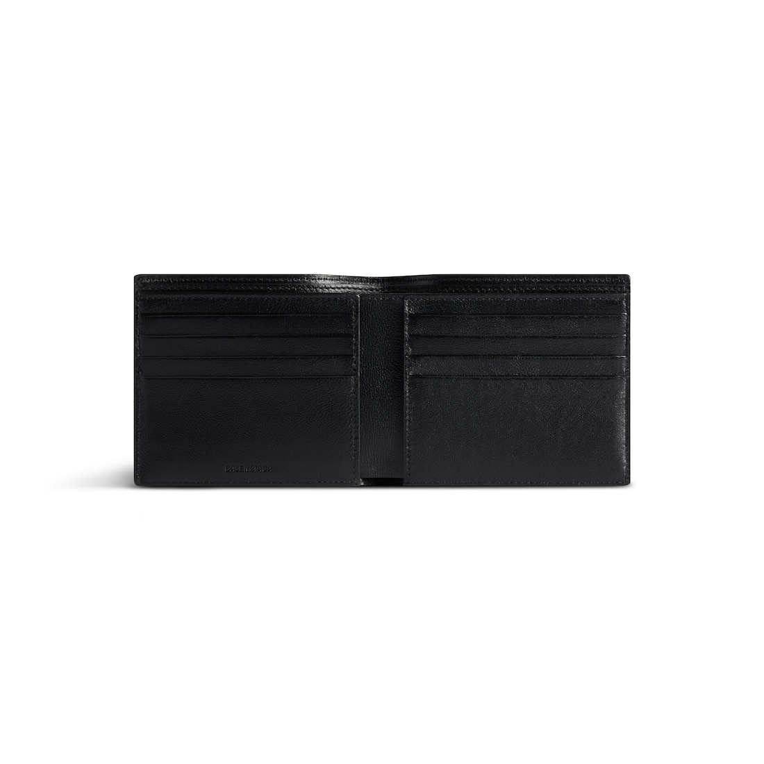 Balenciaga Cartera Plegada Cuadrada Cash Para Hombre En Negro