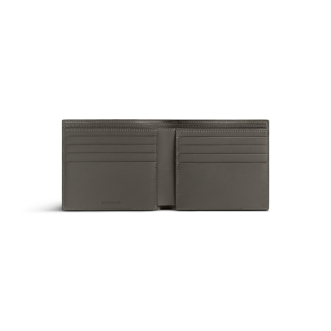 Balenciaga Cartera Plegada Cuadrada Cash Para Hombre En Verde Oscuro