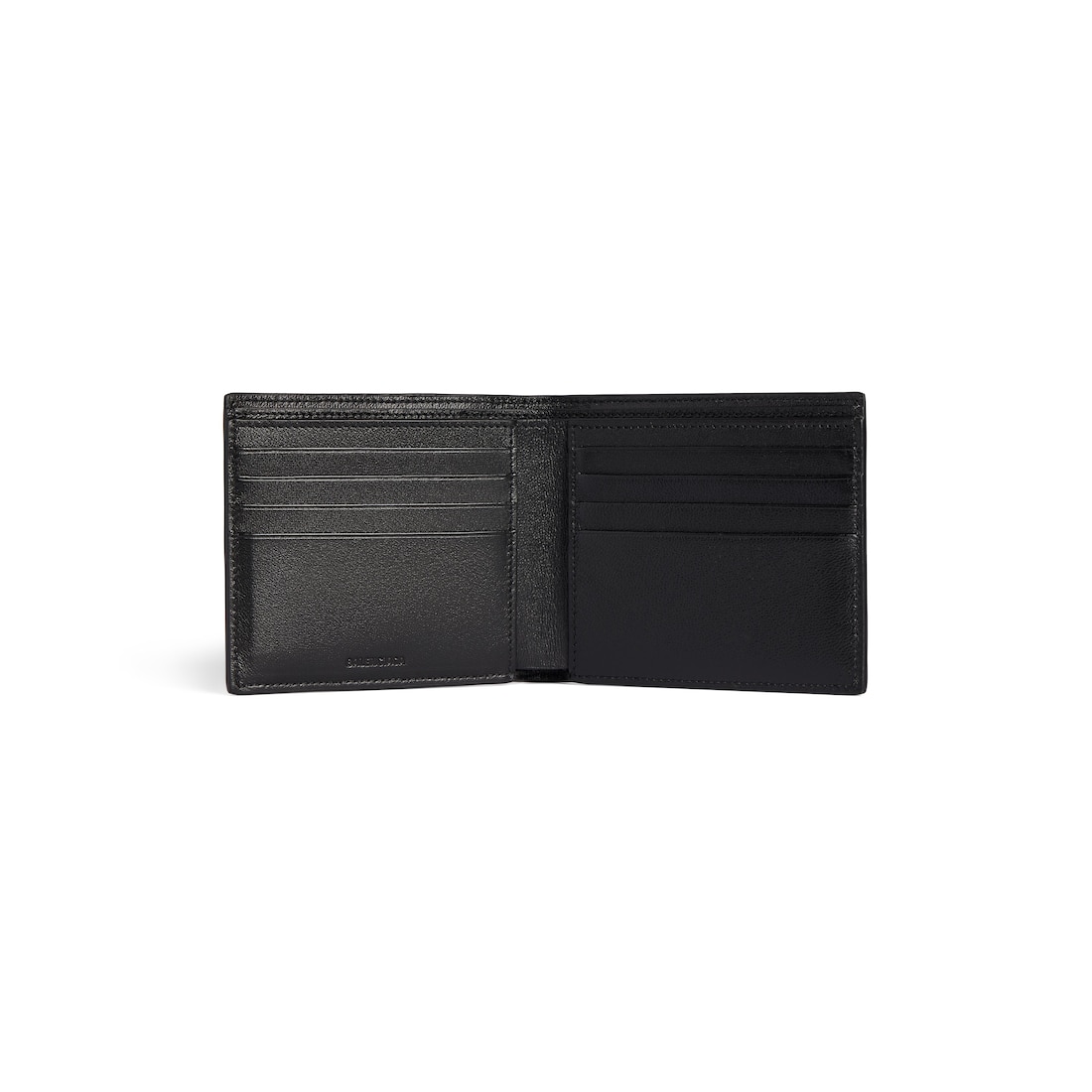 Balenciaga Cartera Plegada Cuadrada Credit Para Hombre En Negro