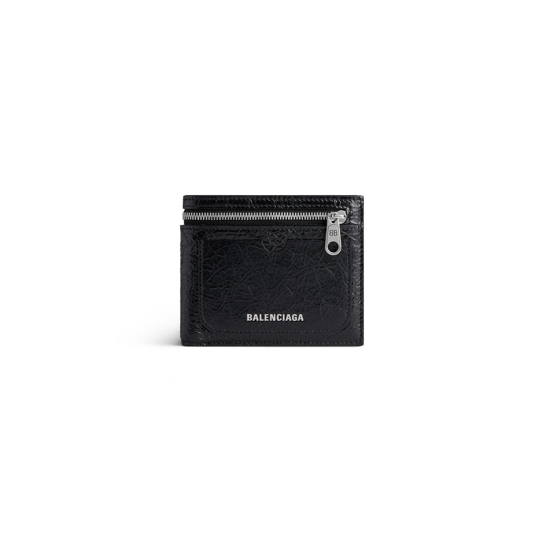 Balenciaga Cartera Plegada Cuadrada Superbusy para Hombre en Negro