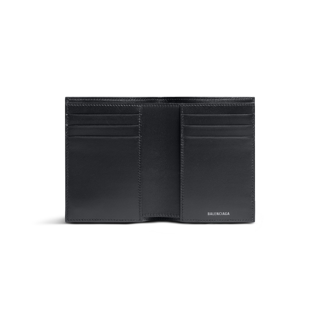 Balenciaga Cartera Vertical Plegable Monaco Para Hombre En Negro