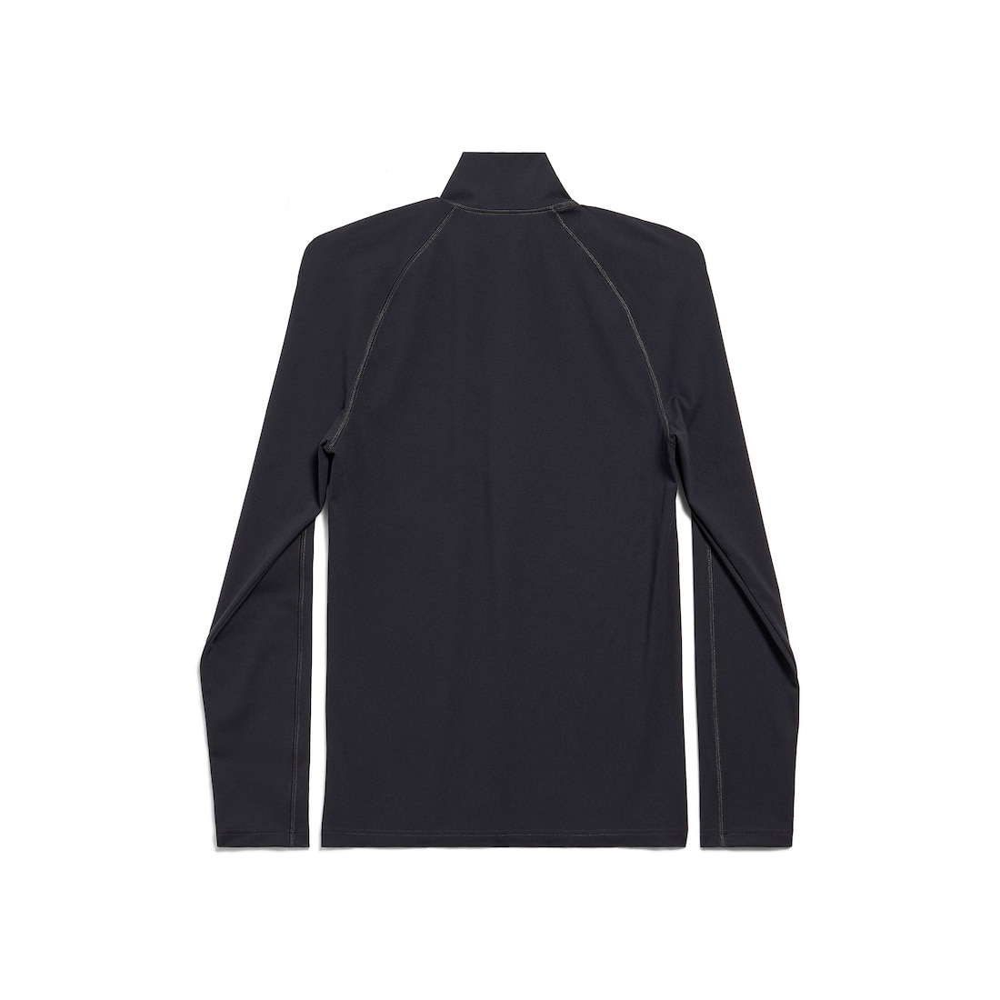 Balenciaga Chaqueta Con Cremallera Activewear Ajustada En Negro