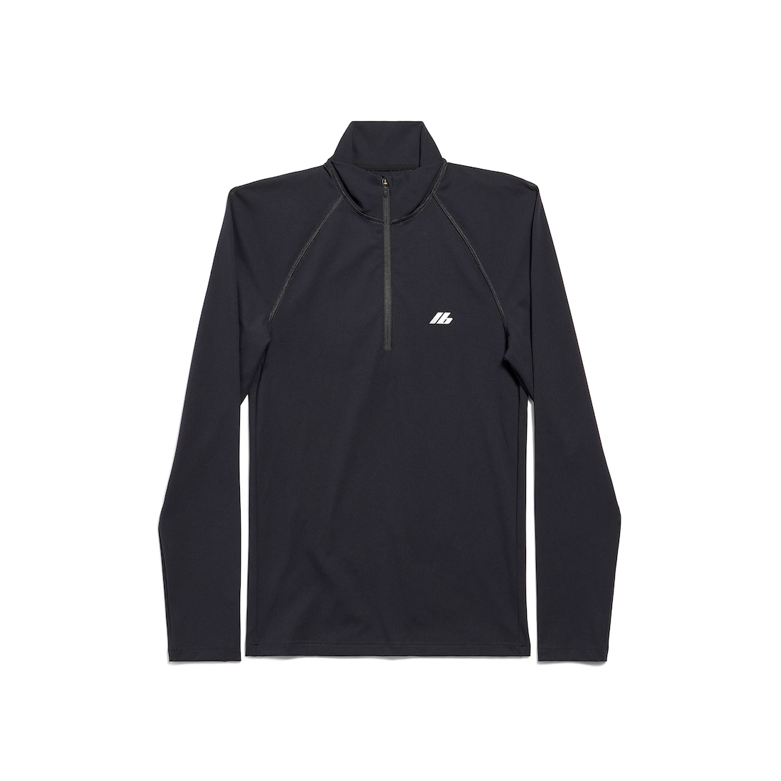 Balenciaga Chaqueta Con Cremallera Activewear Ajustada en Negro