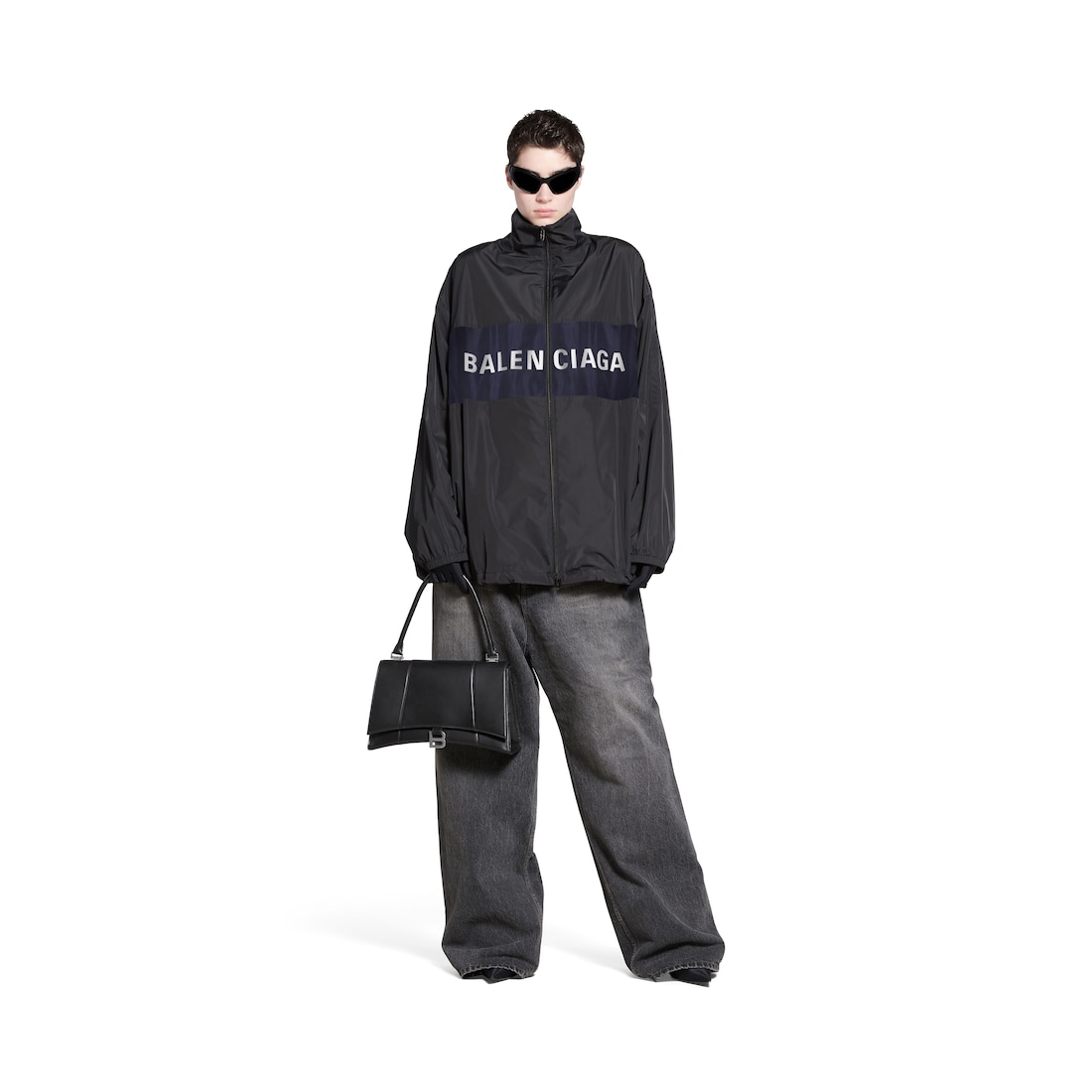 Balenciaga Chaqueta Con Cremallera Balenciaga en Negro