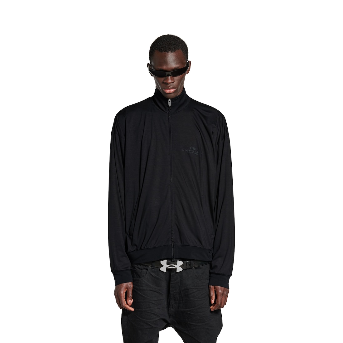 Balenciaga Chaqueta Deportiva Bb Garderobe Para Hombre En Negro