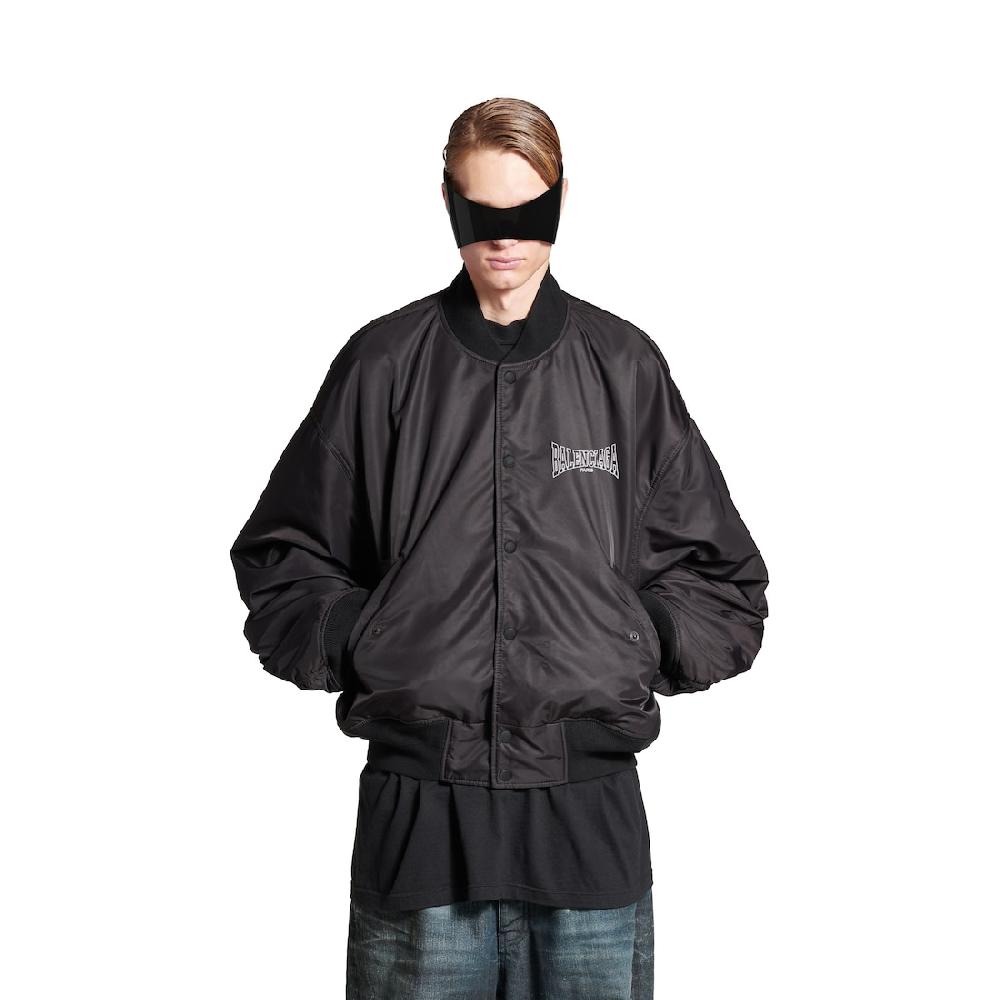 Balenciaga Chaqueta Varsity Balenciaga Boxing Para Hombre En Negro