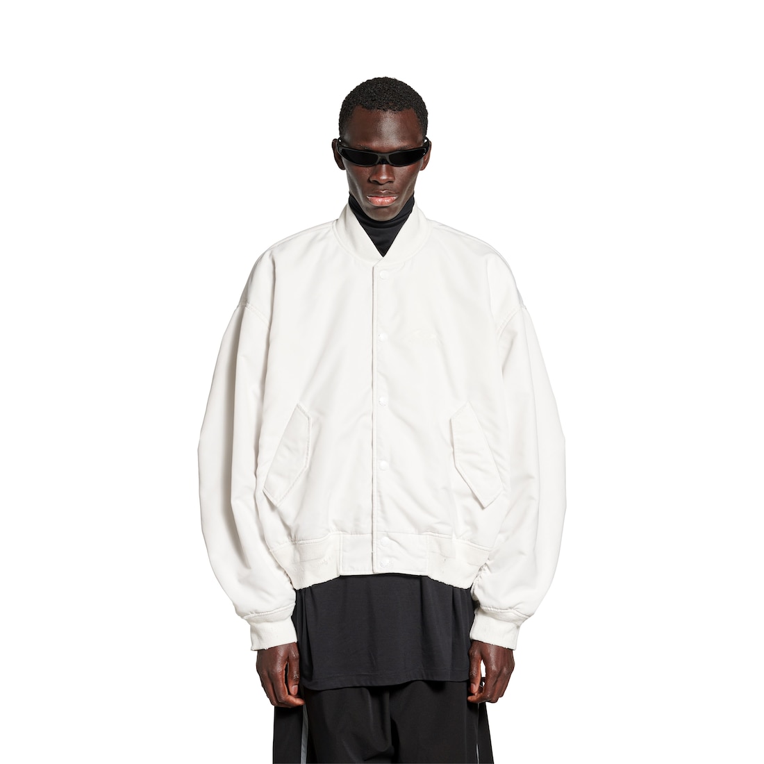 Balenciaga Chaqueta Varsity Loop Sports Icon Para Hombre En Blanco