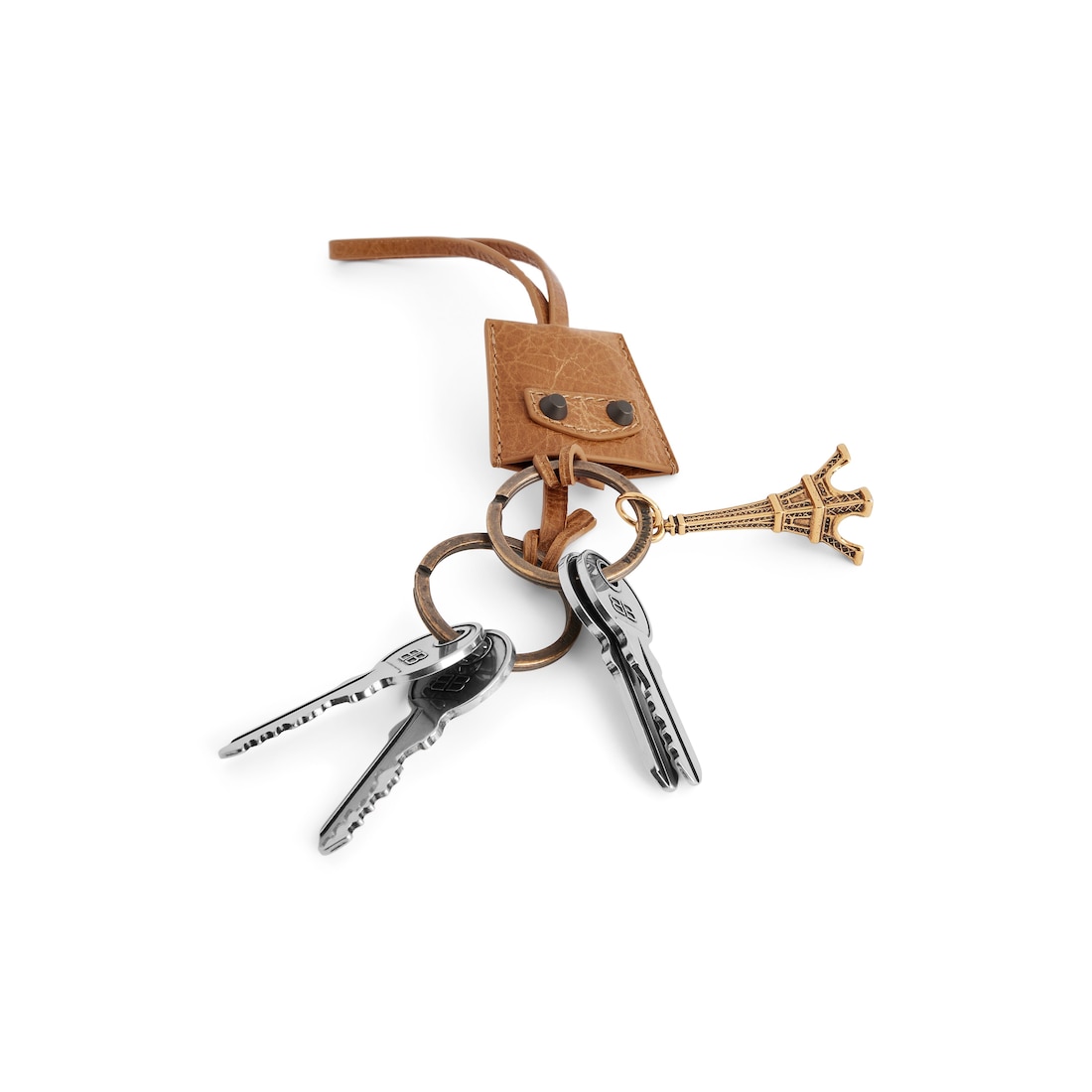 Balenciaga Charm Le City Eiffel Para Mujer En Cámel