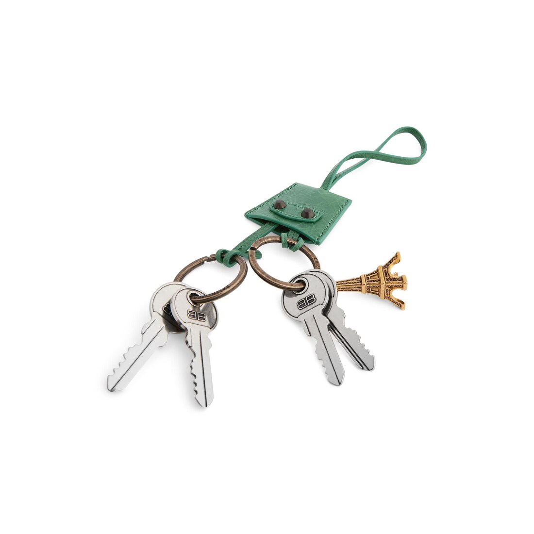 Balenciaga Charm Le City Eiffel Para Mujer En Verde