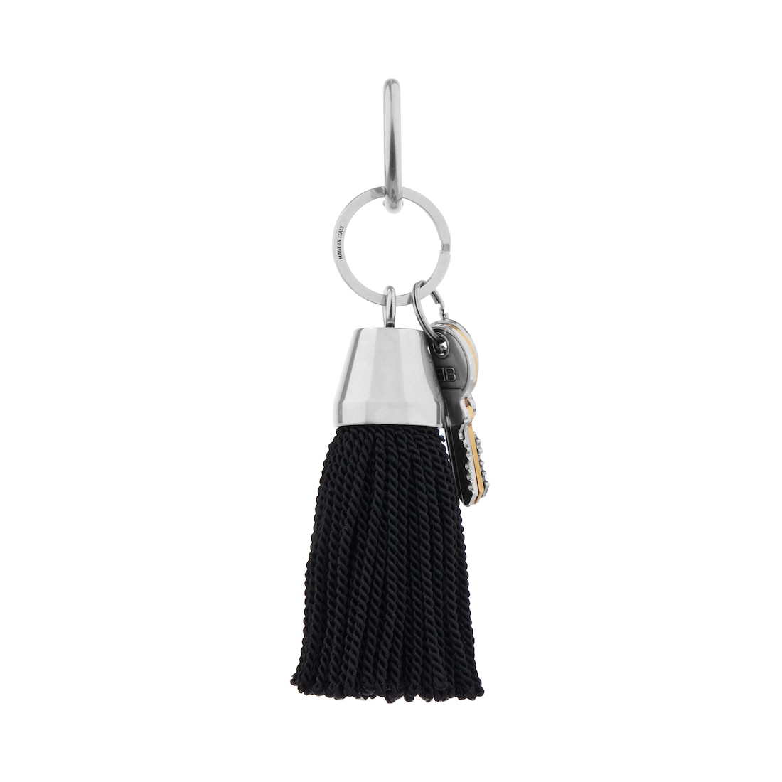 Balenciaga Charm/llavero Pompón Para Mujer En Negro
