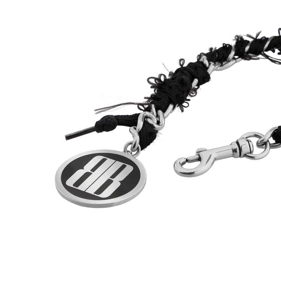 Balenciaga Choker Nano Lace Para Mujer En Plateado Antiguo/negro