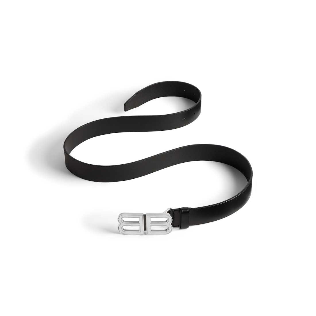 Balenciaga Cinturón Bb Hourglass Large Para Hombre En Negro