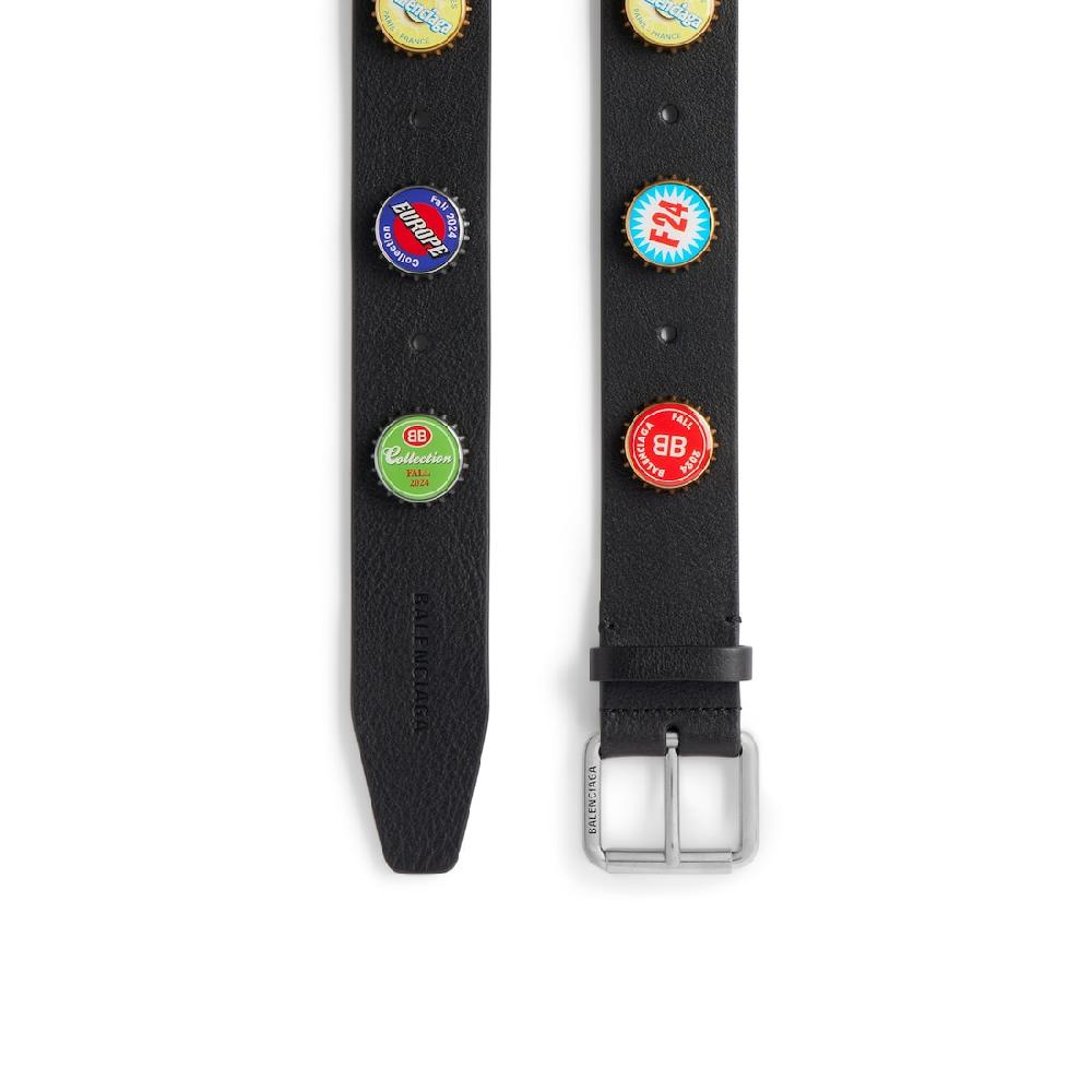 Balenciaga Cinturón Bottle Caps para Hombre en Negro