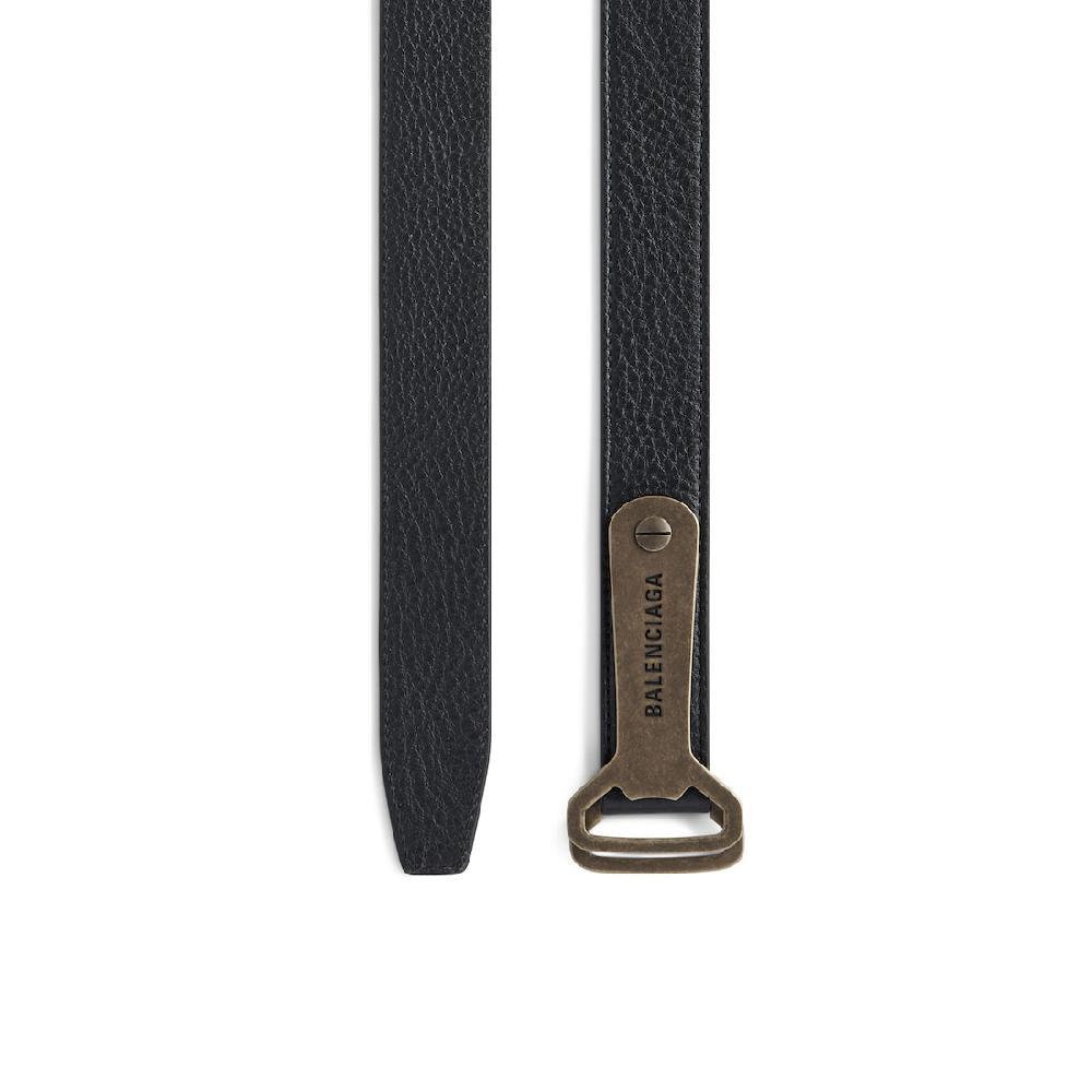 Balenciaga Cinturón Bottle Opener D Ring para Hombre en Negro