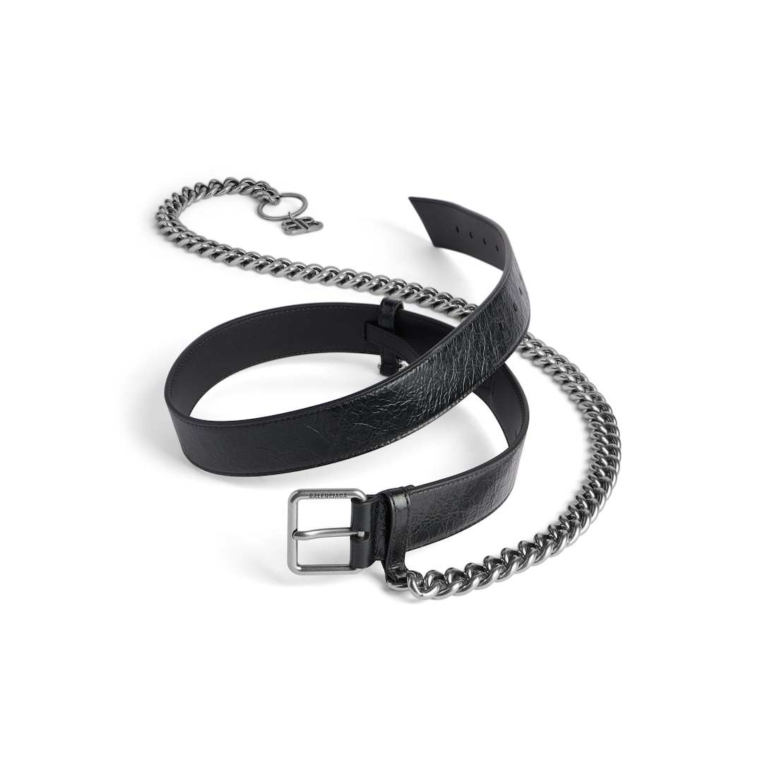 Balenciaga Cinturón De Cadena Monaco Para Hombre En Negro