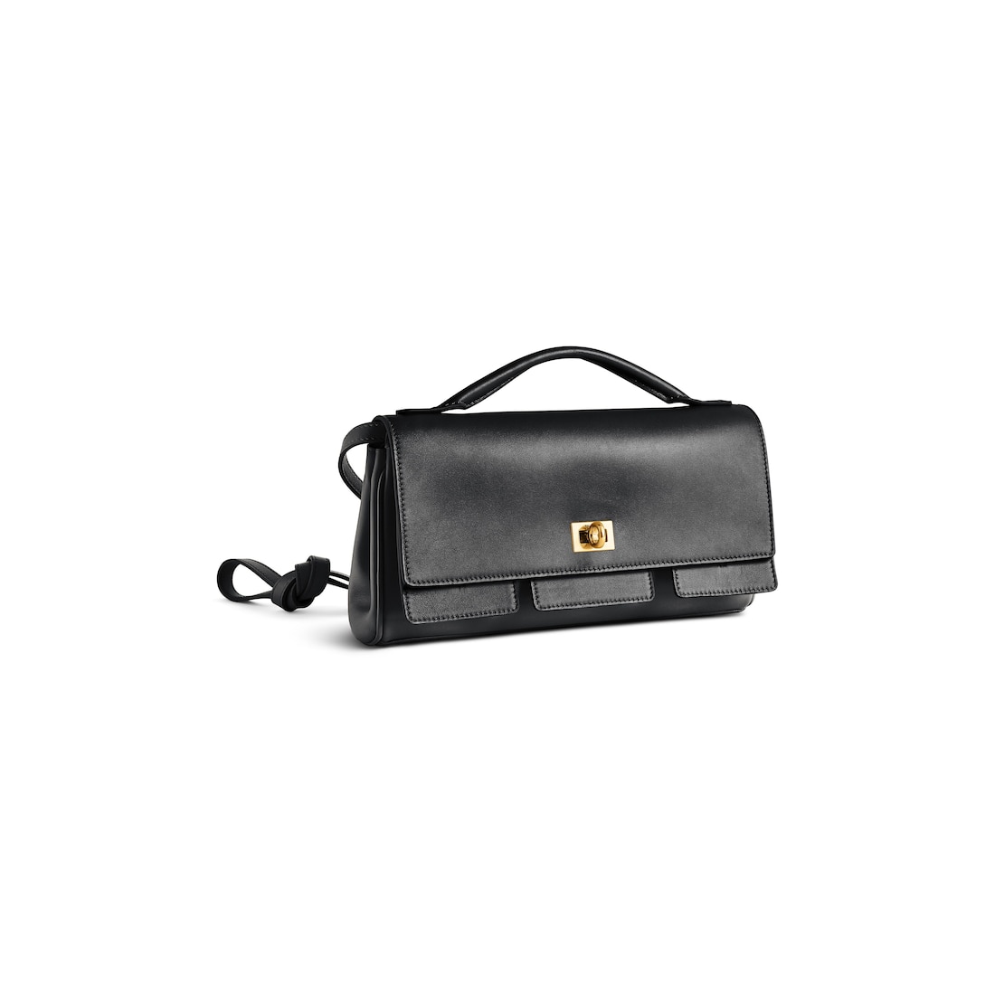 Balenciaga Clutch Bel Air Pequeño Con Correa Para Mujer En Negro
