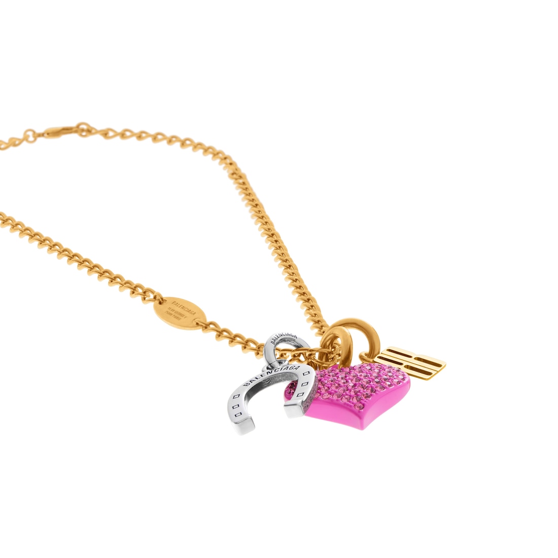 Balenciaga Collar Carousel Horseshoe Collector En Multicolor