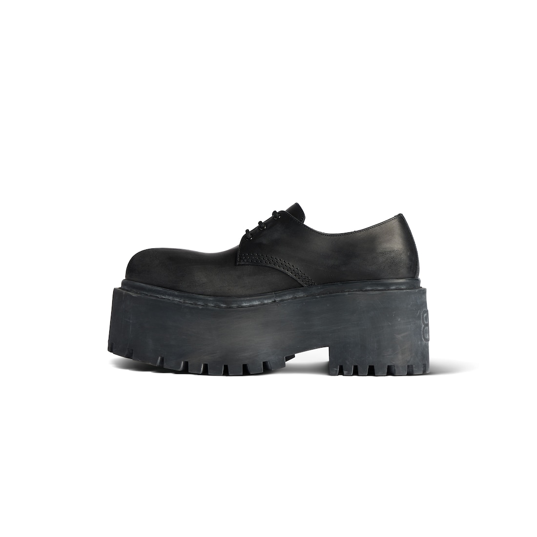 Balenciaga Derby Con Plataforma Strike Para Mujer En Negro