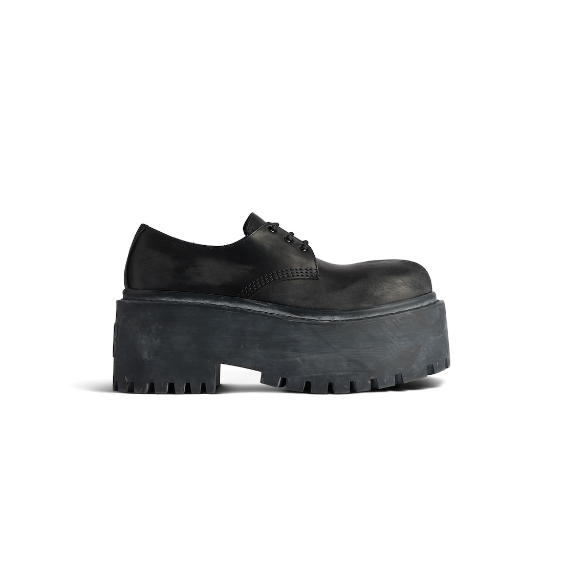 Balenciaga Derby Con Plataforma Strike para Mujer en Negro