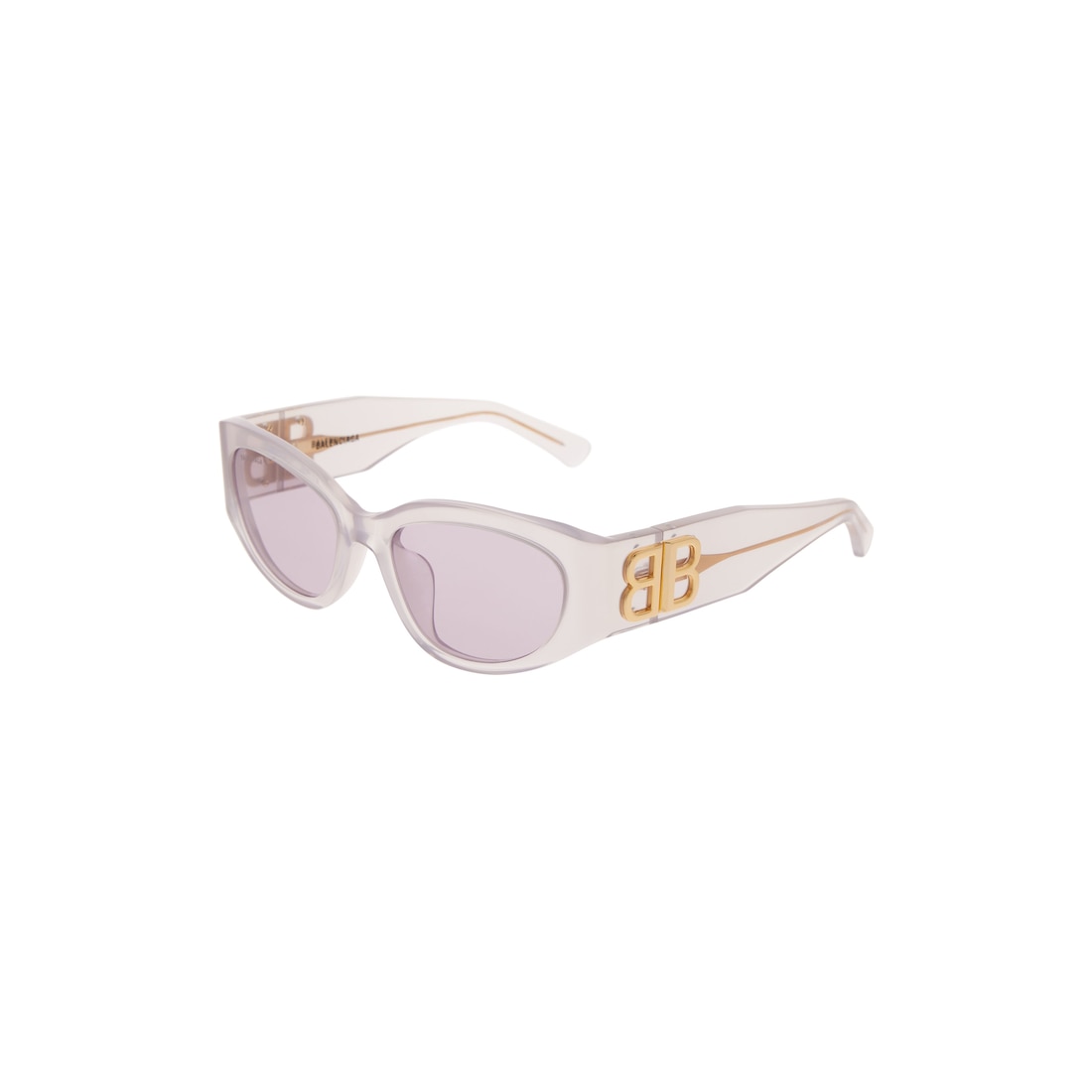 Balenciaga Gafas De Sol Bossy Round Af Para Mujer En Rosa Claro