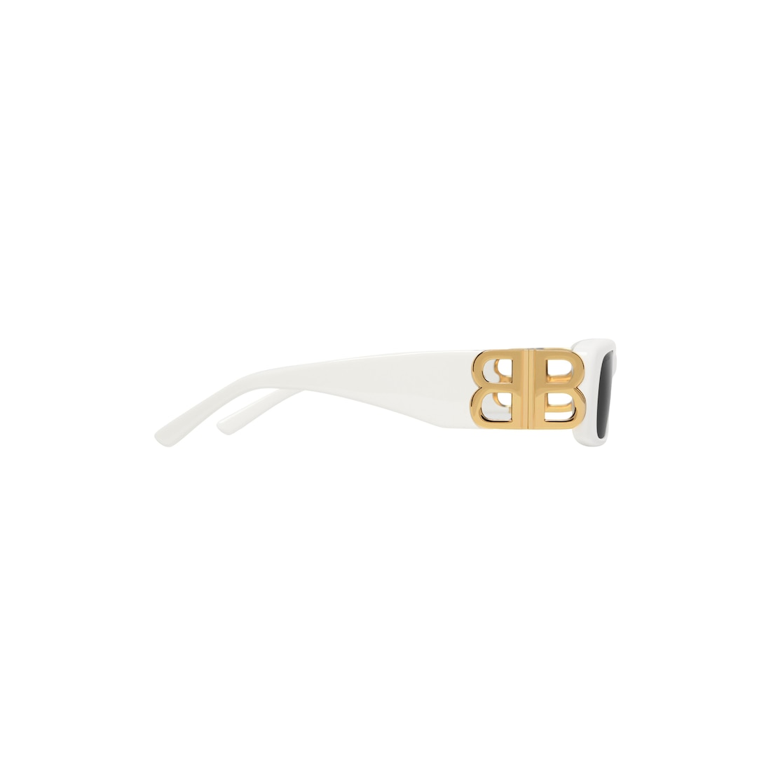 Balenciaga Gafas De Sol Dynasty Rectangle Para Mujer En Blanco
