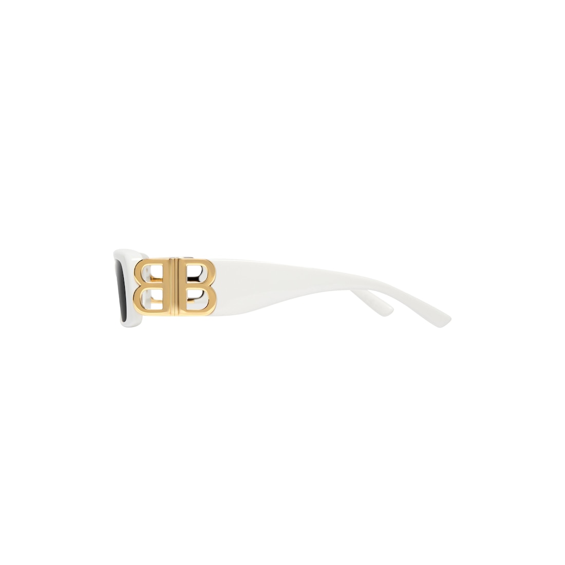 Balenciaga Gafas De Sol Dynasty Rectangle Para Mujer En Blanco