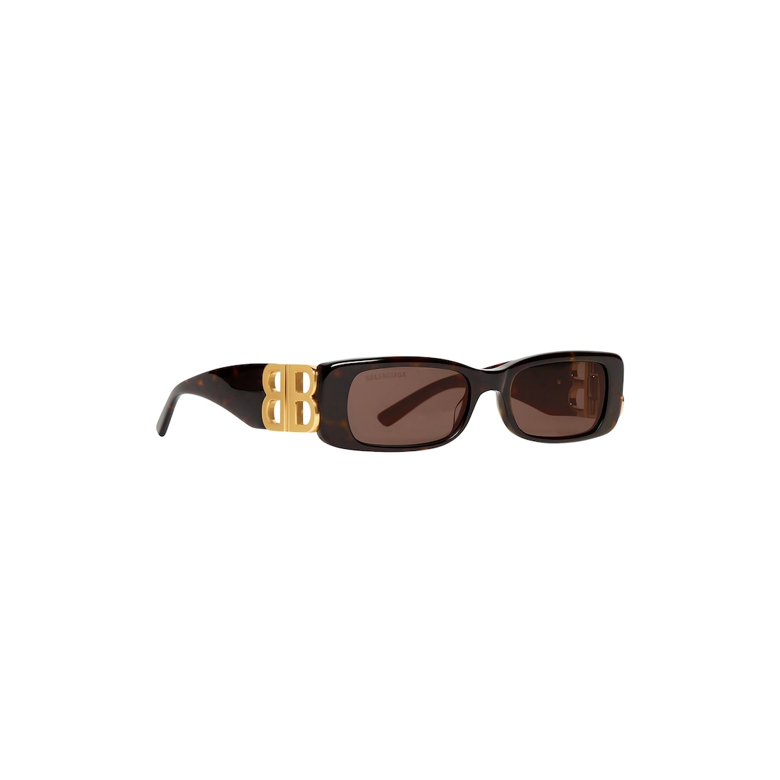 Balenciaga Gafas De Sol Dynasty Rectangle Para Mujer En Marrón