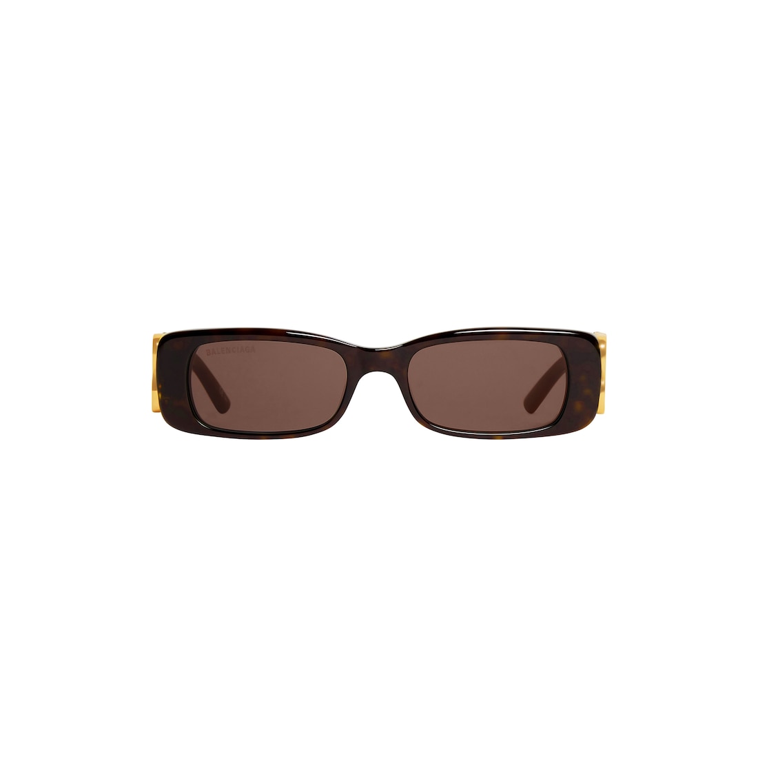 Balenciaga Gafas De Sol Dynasty Rectangle Para Mujer En Marrón