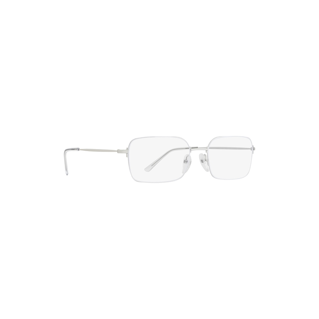 Balenciaga Gafas De Sol Invisible Rectangle En Plateado