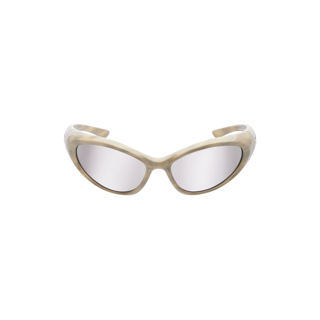 Balenciaga Gafas De Sol Sporty B Round Af en Blanco