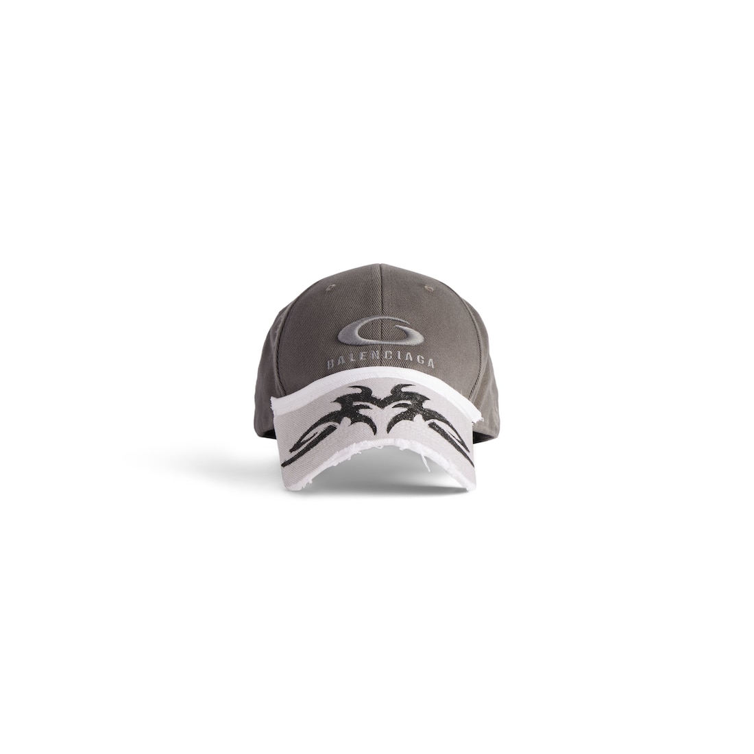 Balenciaga Gorra Con Parches En La Visera para Mujer en Gris/blanco
