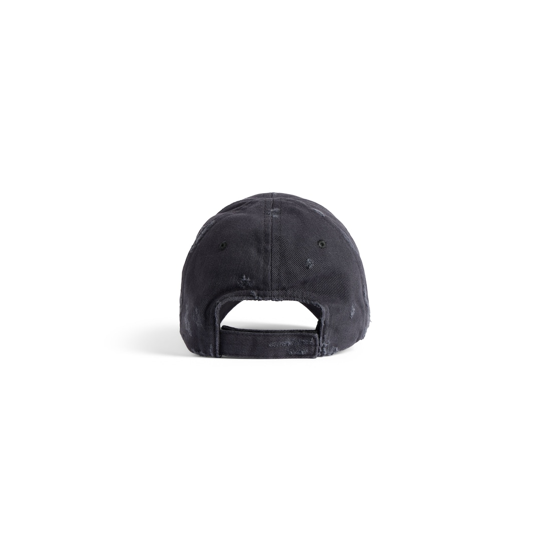 Balenciaga Gorra Laurel Classic En Negro Descolorido/rojo