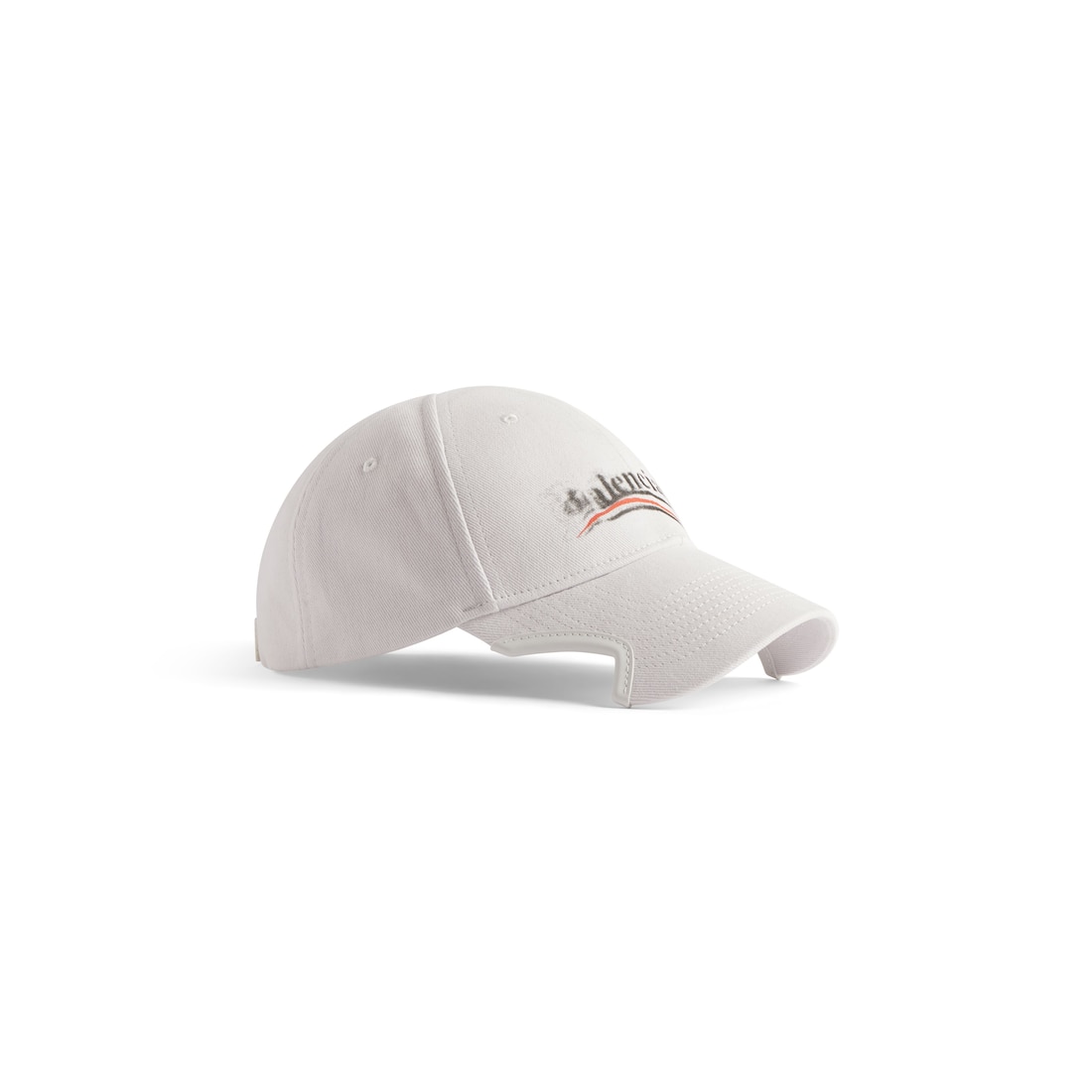 Balenciaga Gorra Political Stencil En Blanco Roto/negro