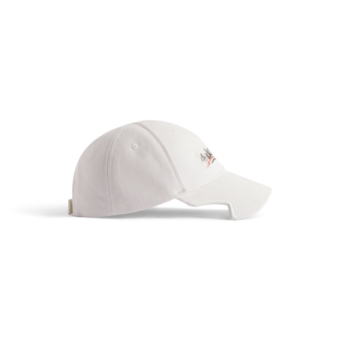 Balenciaga Gorra Political Stencil En Blanco Roto/negro