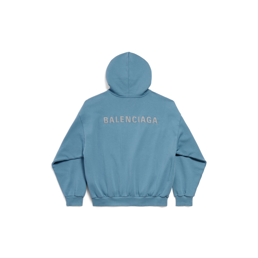 Balenciaga Hoodie Balenciaga Back Reflective Medium Fit En Azul Grisáceo