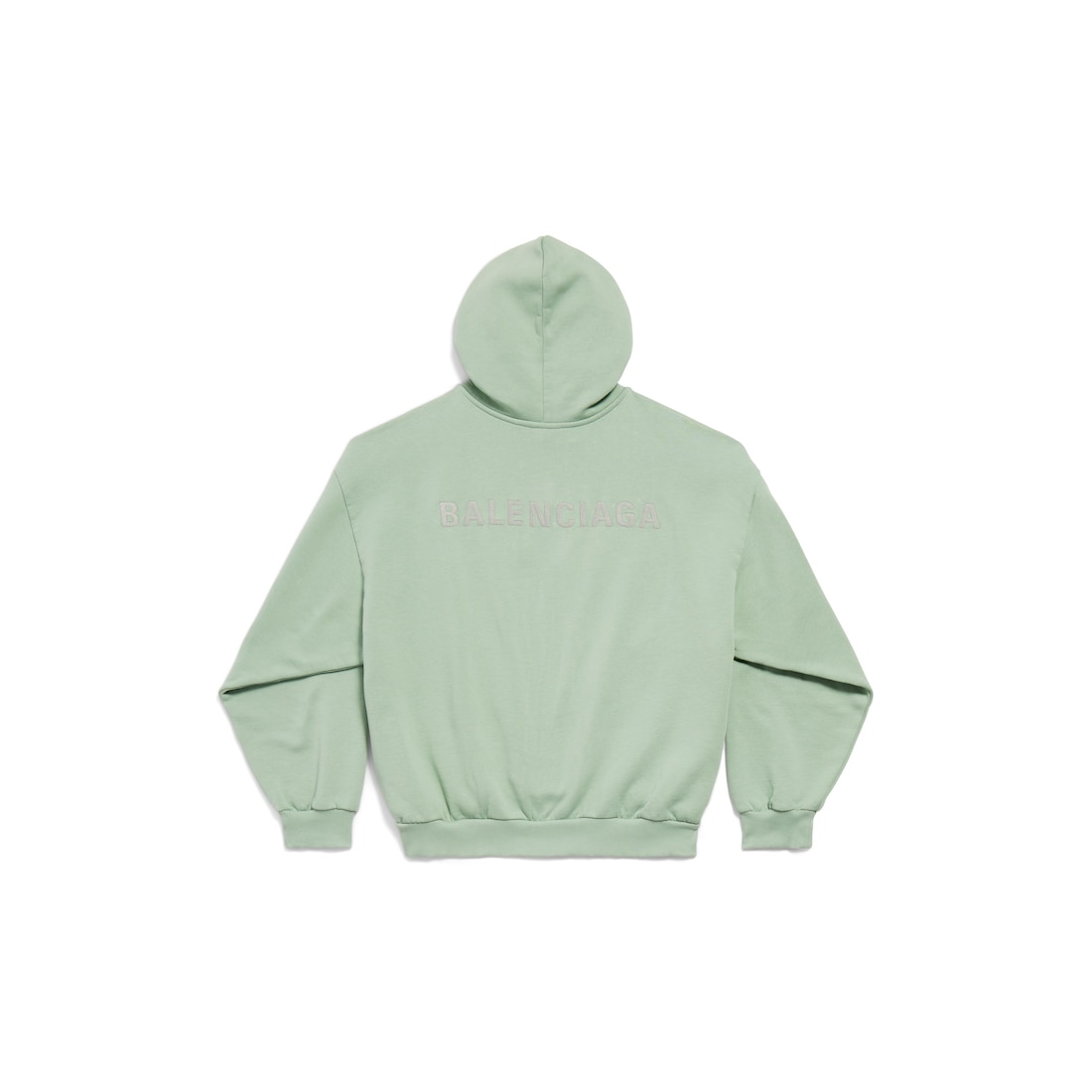 Balenciaga Hoodie Balenciaga Back Reflective Medium Fit En Verde Salvia