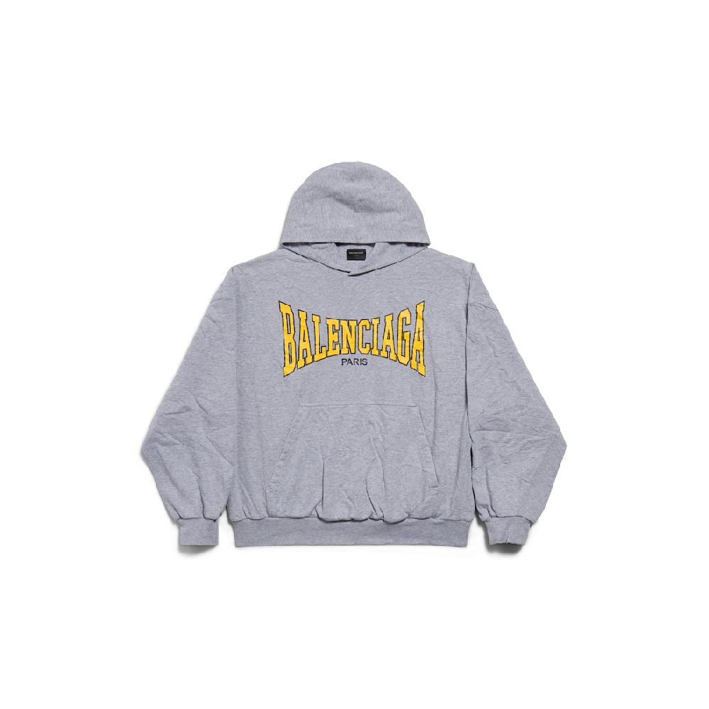 Balenciaga Hoodie Forrada Balenciaga Boxing Regular Fit para Hombre en Gris
