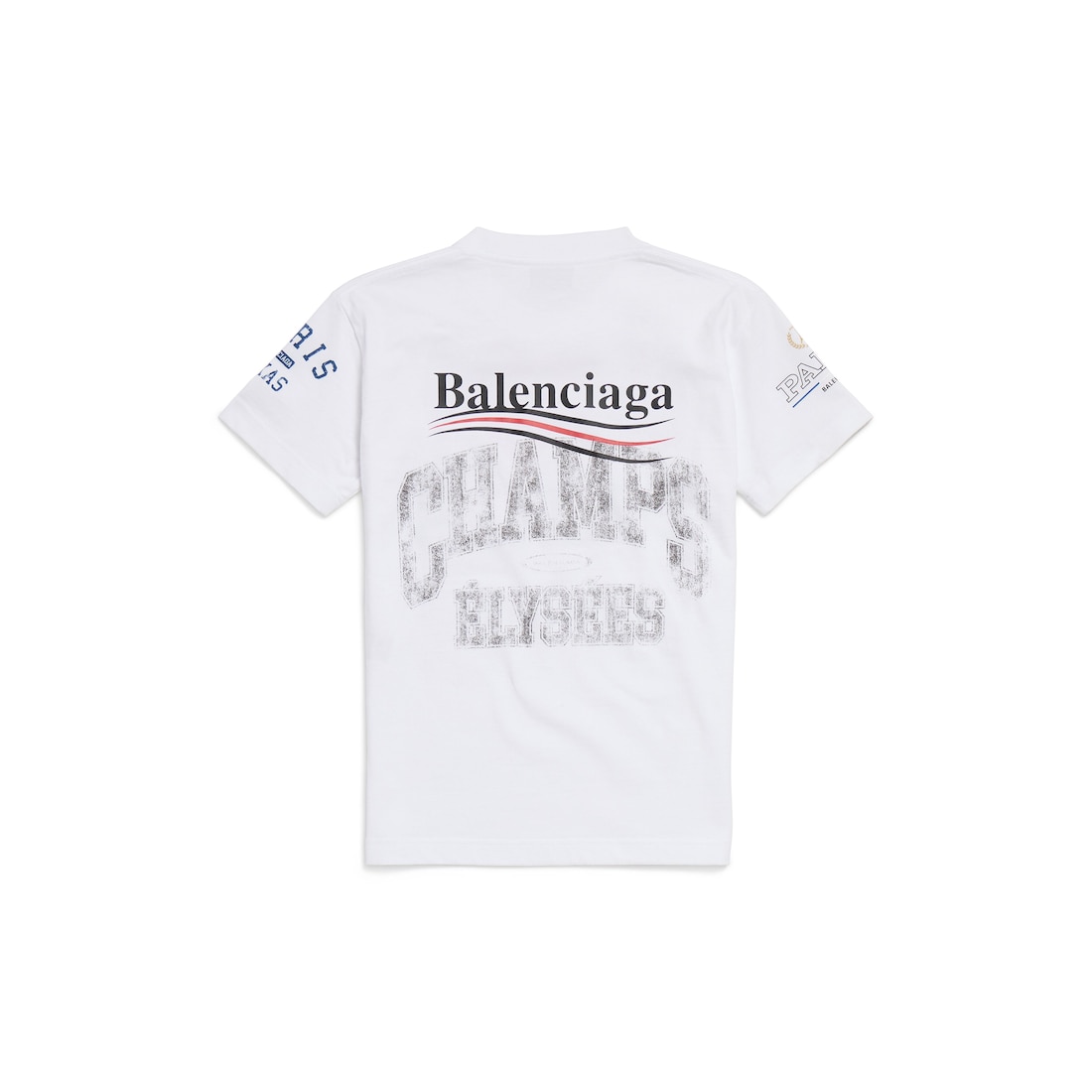 Balenciaga Hoodie Overlayer Political Campaign Medium Fit En Blanco/negro