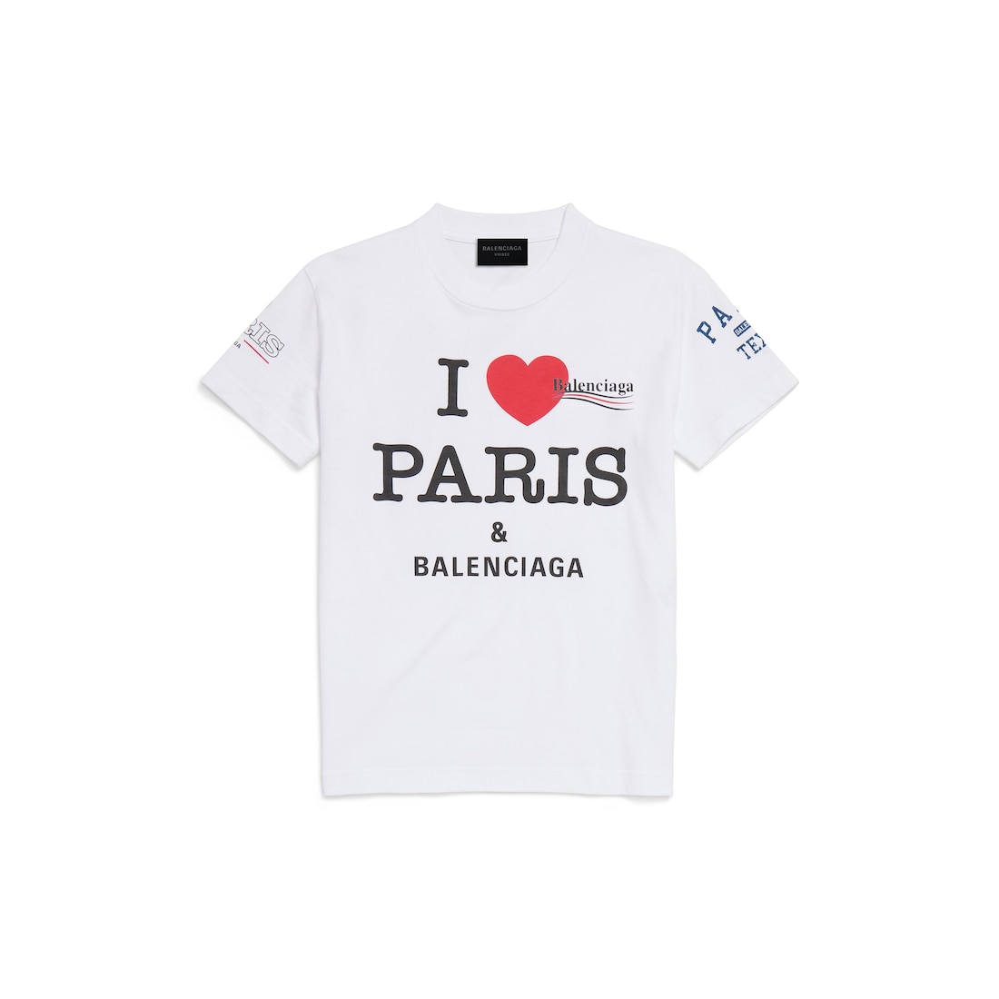 Balenciaga Hoodie Overlayer Political Campaign Medium Fit En Blanco/negro