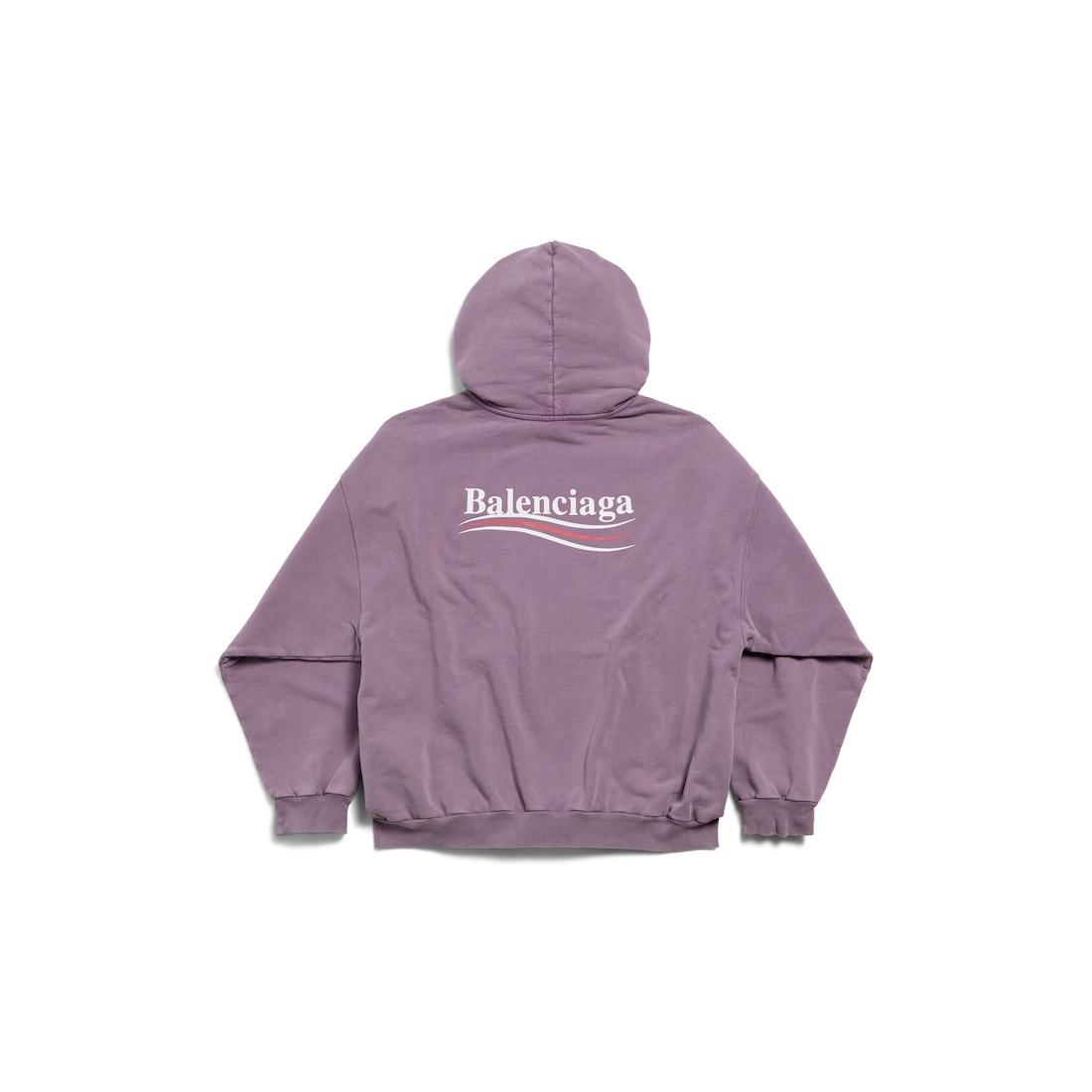 Balenciaga Hoodie Political Campaign Medium Fit Para Hombre En Morado Degradado