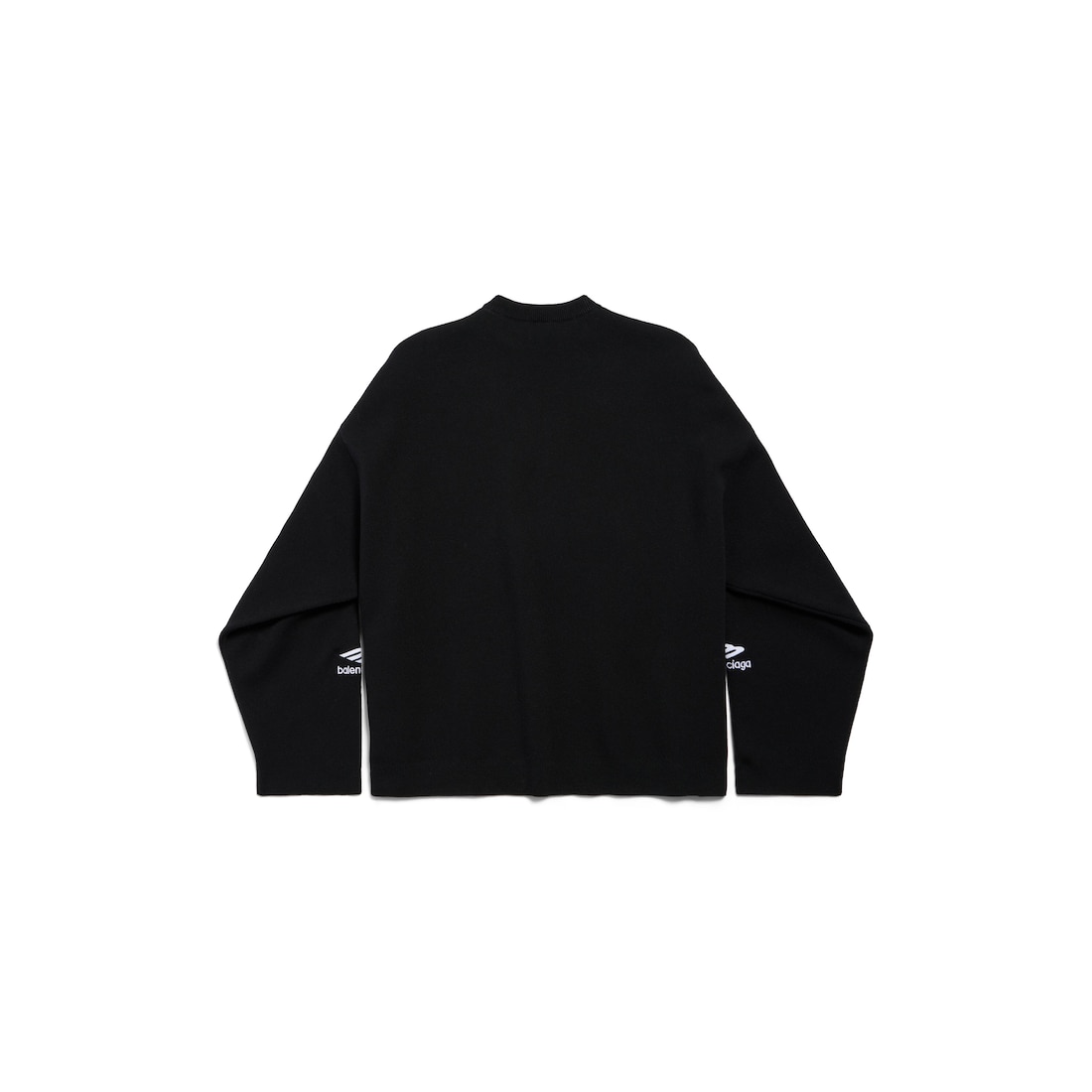 Balenciaga Jersey Con Cuello Redondo Ski Para Hombre En Negro