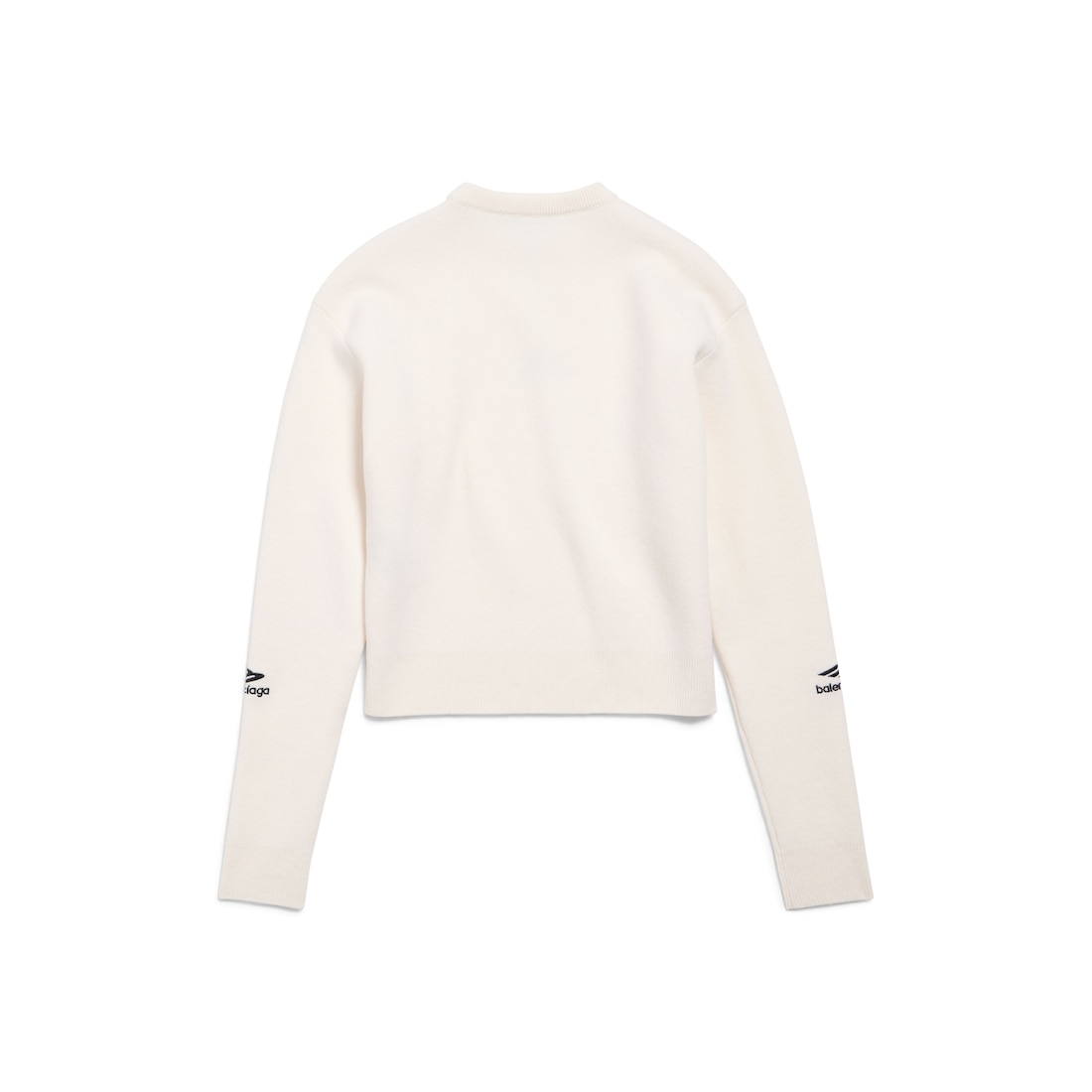 Balenciaga Jersey Con Cuello Redondo Ski Para Mujer En Blanco