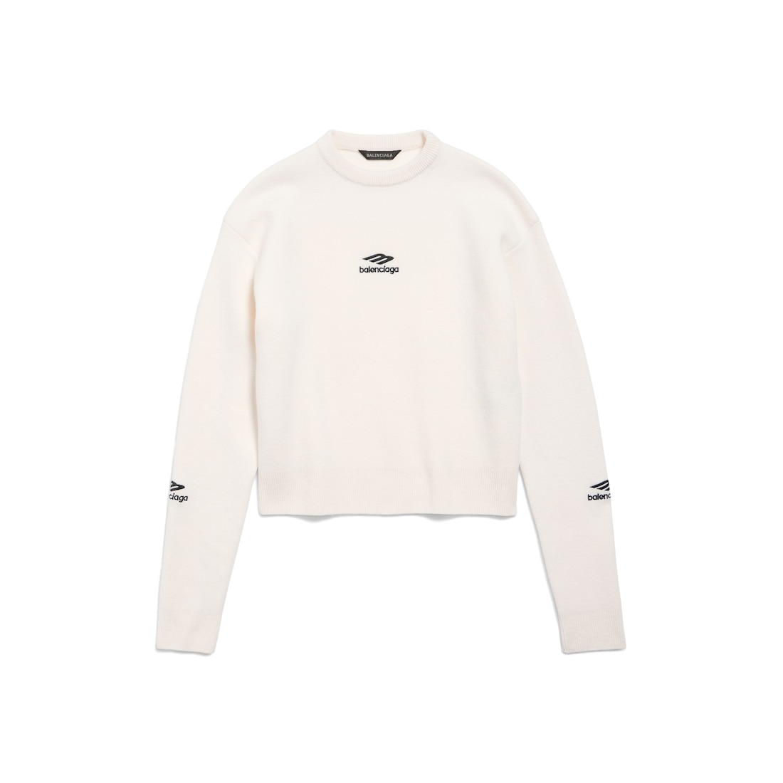 Balenciaga Jersey Con Cuello Redondo Ski para Mujer en Blanco