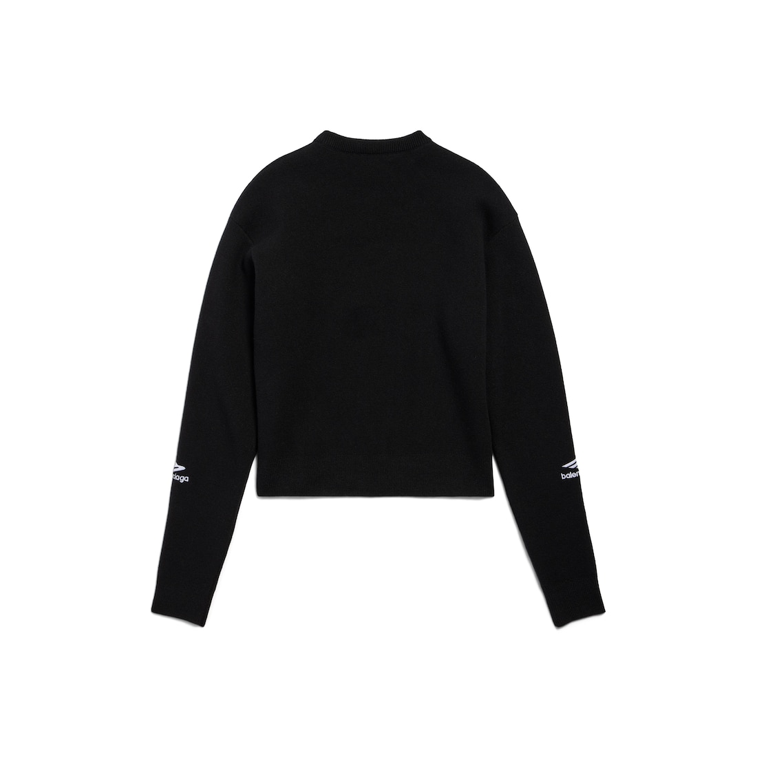 Balenciaga Jersey Con Cuello Redondo Ski Para Mujer En Negro