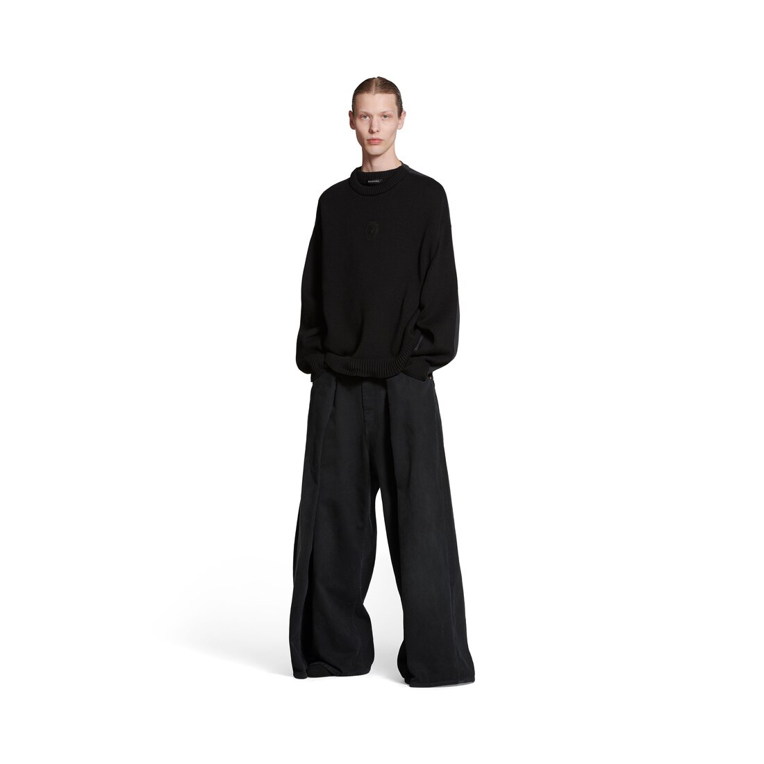 Balenciaga Jersey Hybrid Political Campaign en Negro