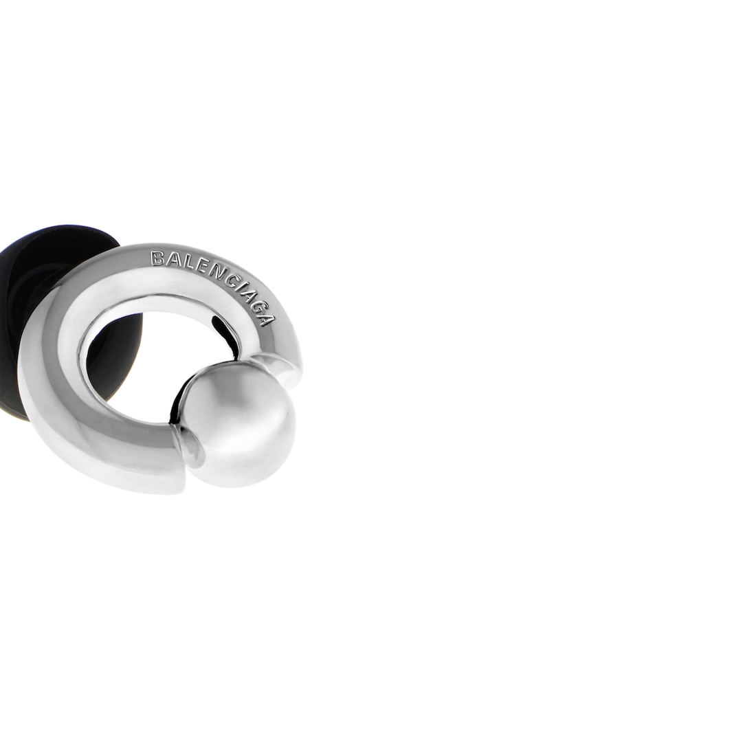 Balenciaga Joyas Para La Oreja Berlin Ball En Plateado