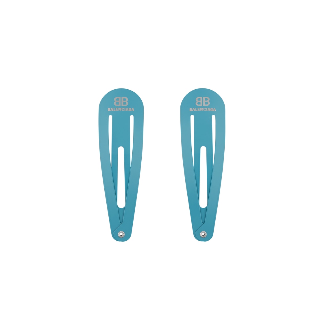 Balenciaga Juego De 2 Clips Holli Xxl para Mujer en Turquesa