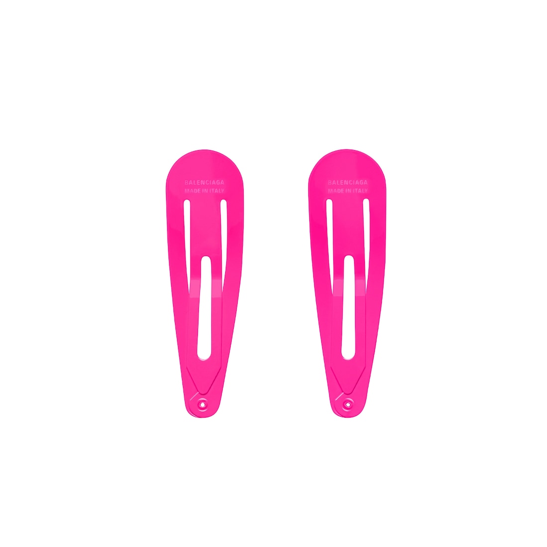 Balenciaga Juego De Clips Holli Xxl Para Mujer En Rosa Fluorescente